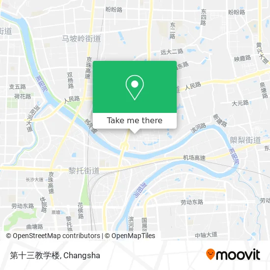 第十三教学楼 map