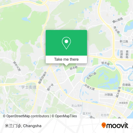 米兰门诊 map