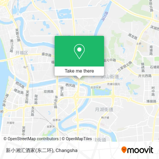 新小湘汇酒家(东二环) map