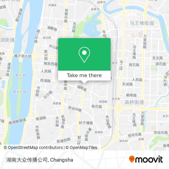湖南大众传播公司 map