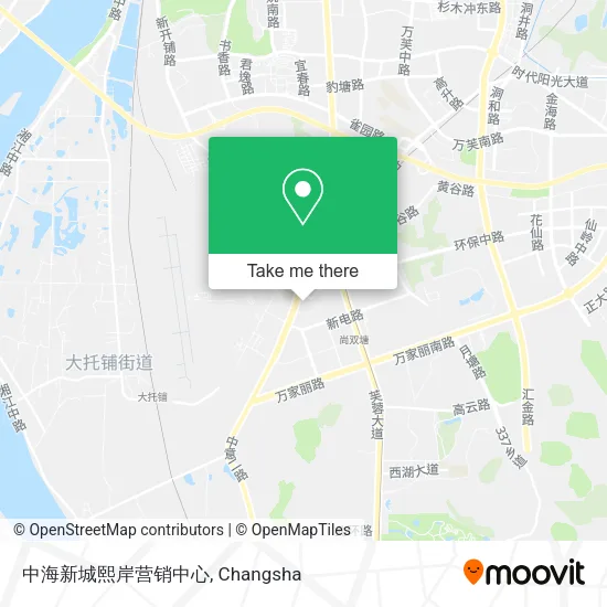 中海新城熙岸营销中心 map