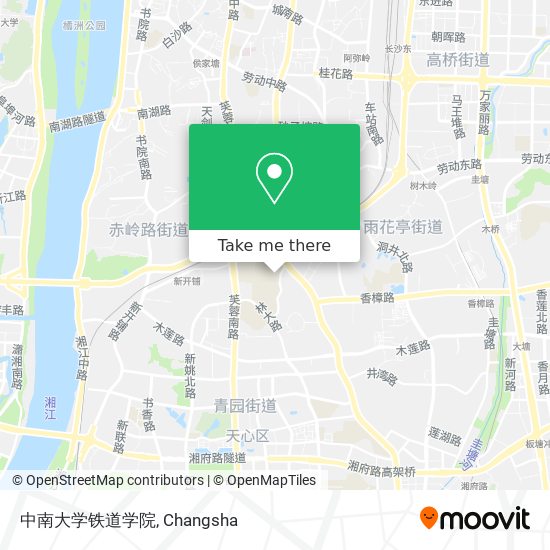 中南大学铁道学院 map