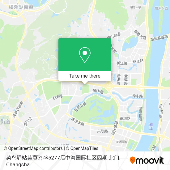 菜鸟驿站芙蓉兴盛5277店中海国际社区四期-北门 map