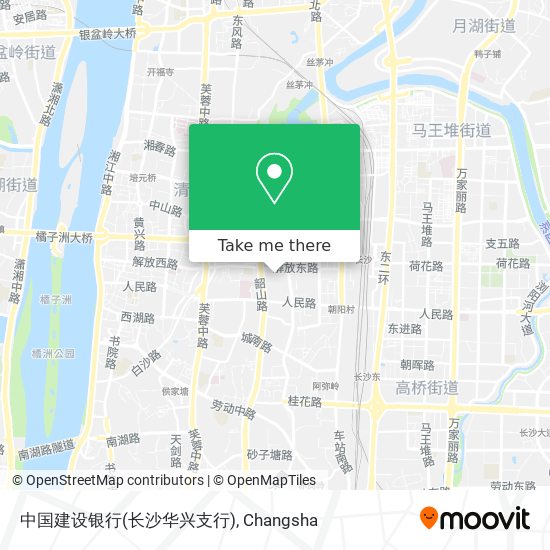 中国建设银行(长沙华兴支行) map