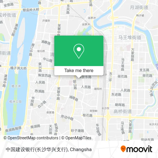中国建设银行(长沙华兴支行) map