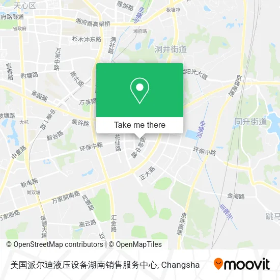 美国派尔迪液压设备湖南销售服务中心 map