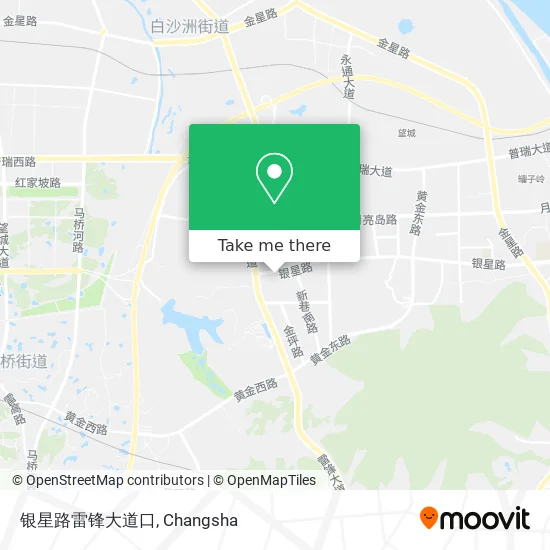 银星路雷锋大道口 map