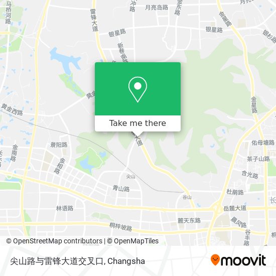 尖山路与雷锋大道交叉口 map