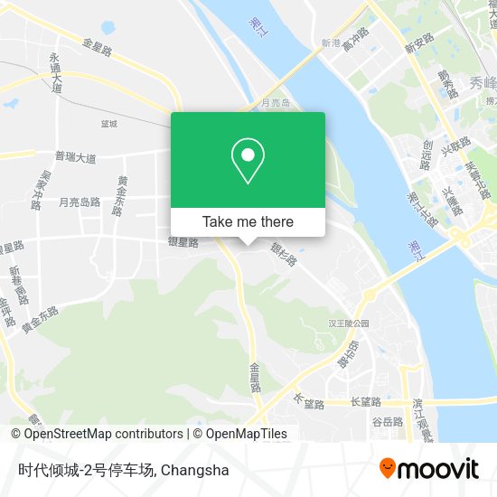 时代倾城-2号停车场 map