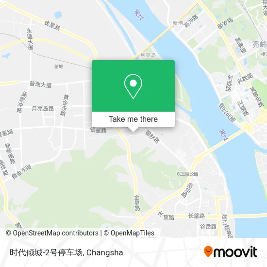 时代倾城-2号停车场 map