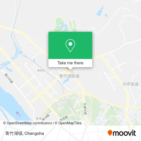 青竹湖镇 map