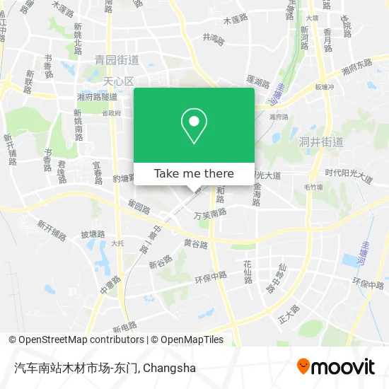 汽车南站木材市场-东门 map