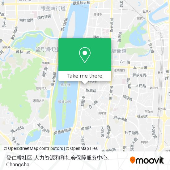 登仁桥社区-人力资源和和社会保障服务中心 map