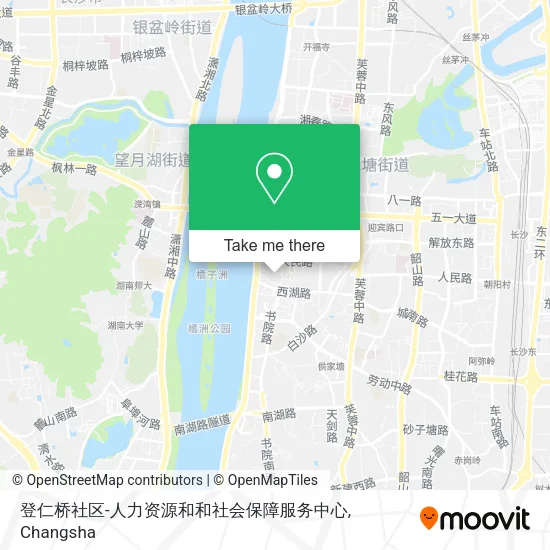 登仁桥社区-人力资源和和社会保障服务中心 map