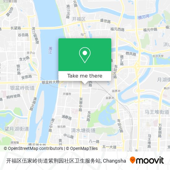开福区伍家岭街道紫荆园社区卫生服务站 map