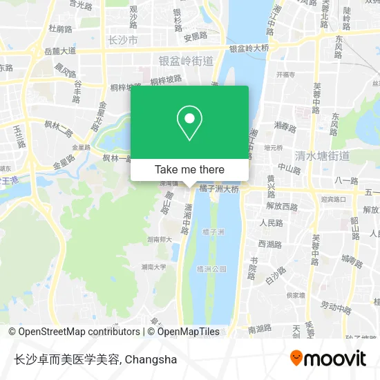 长沙卓而美医学美容 map