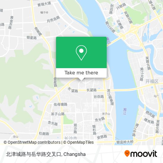 北津城路与岳华路交叉口 map
