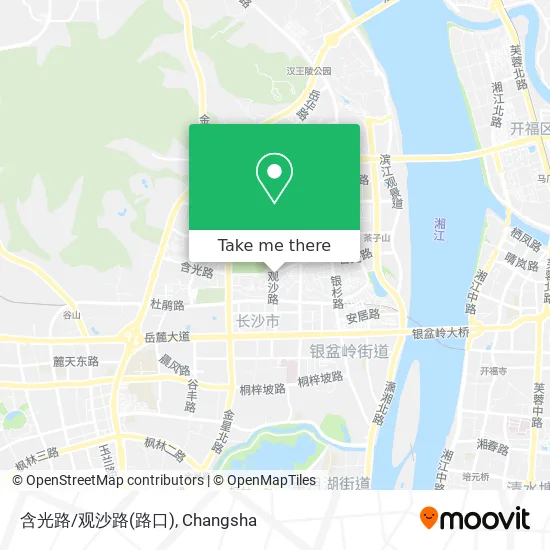 含光路/观沙路(路口) map