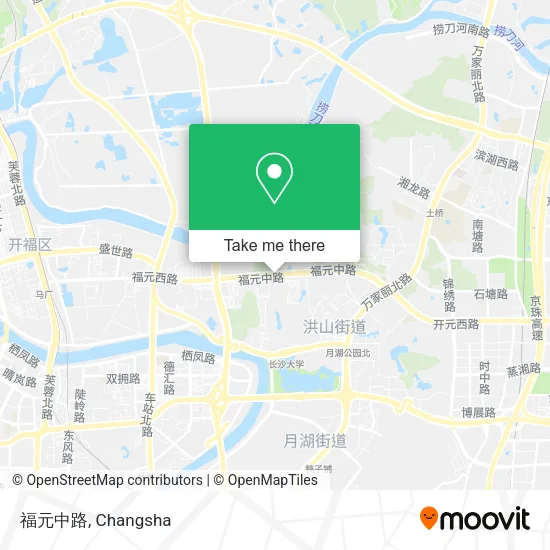 福元中路 map