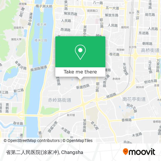 省第二人民医院(涂家冲) map