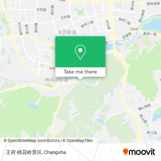 王府·桃花岭景区 map