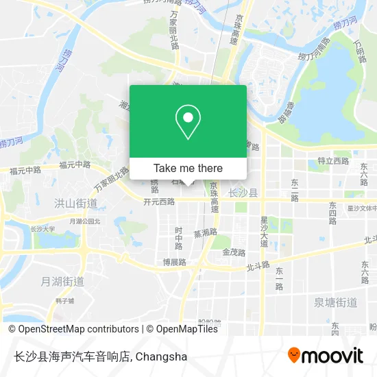 长沙县海声汽车音响店 map