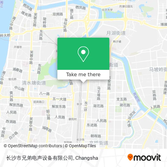 长沙市兄弟电声设备有限公司 map