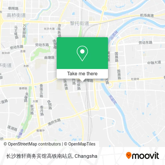长沙雅轩商务宾馆高铁南站店 map