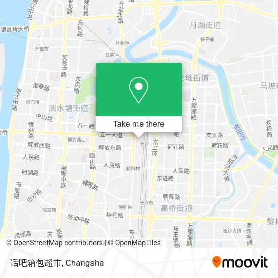 话吧箱包超市 map