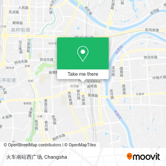 火车南站西广场 map
