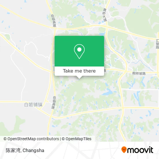 陈家湾 map
