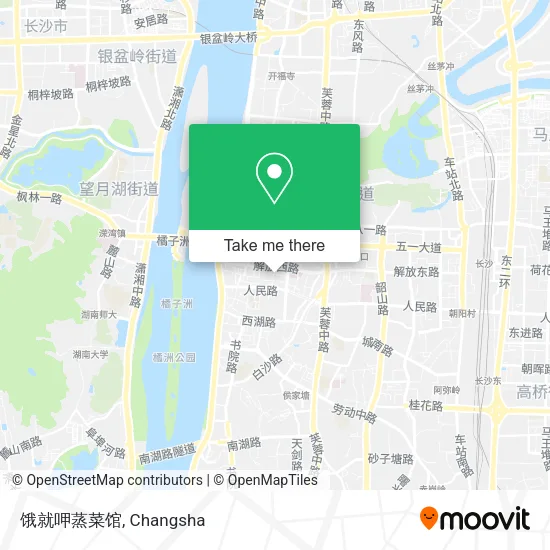 饿就呷蒸菜馆 map