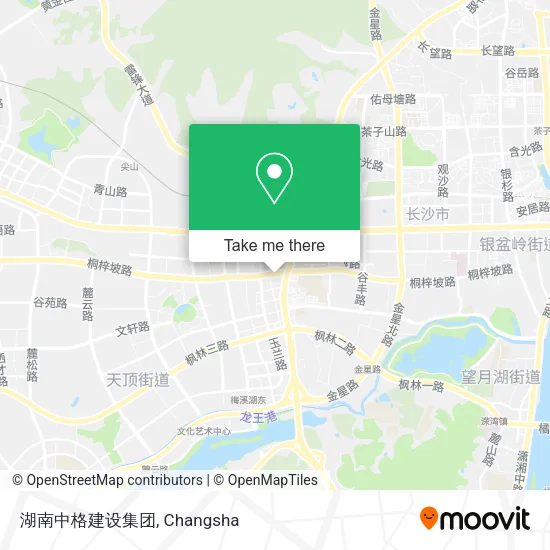湖南中格建设集团 map