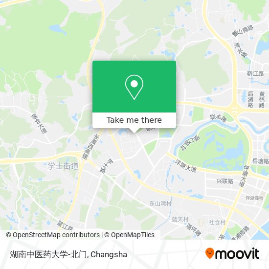 湖南中医药大学-北门 map