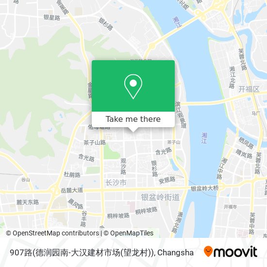 907路(德润园南-大汉建材市场(望龙村)) map