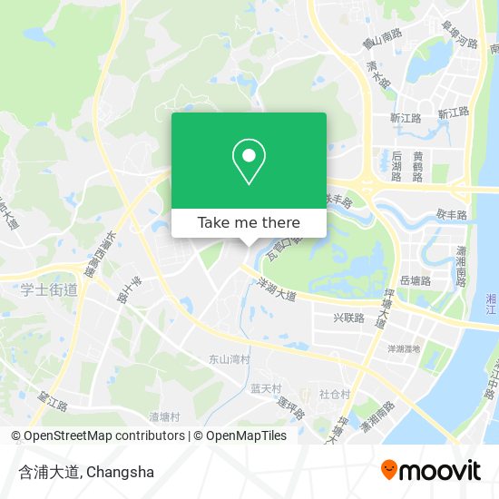含浦大道 map