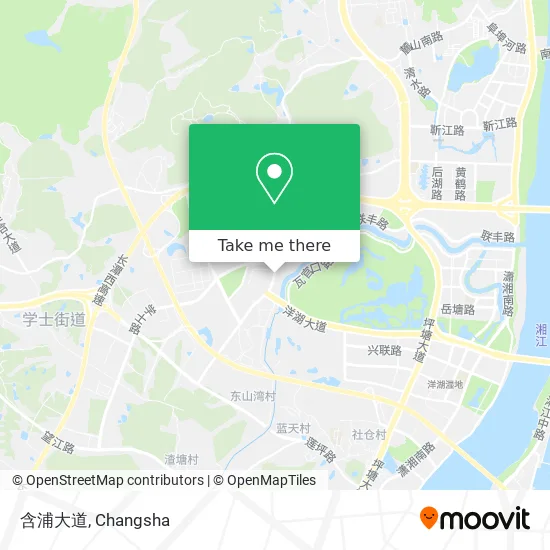 含浦大道 map