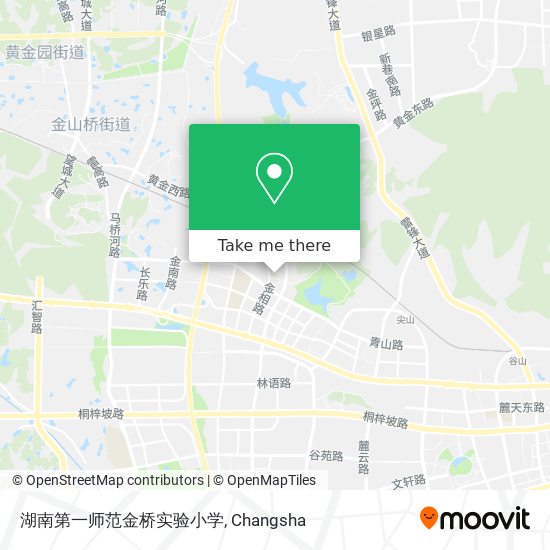 湖南第一师范金桥实验小学 map