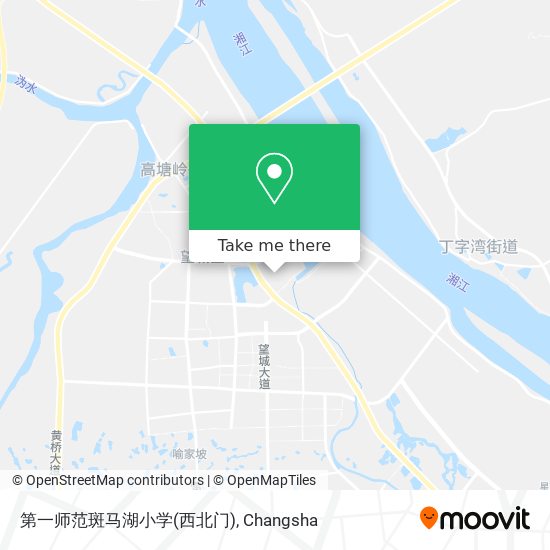 第一师范斑马湖小学(西北门) map