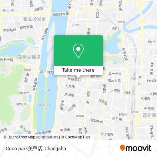 Coco park美甲店 map