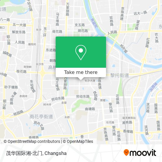 茂华国际湘-北门 map