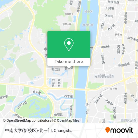 中南大学(新校区)-北一门 map