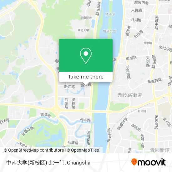 中南大学(新校区)-北一门 map