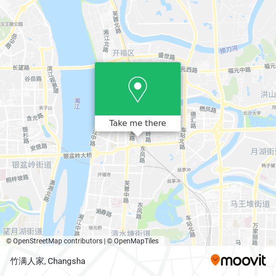 竹满人家 map