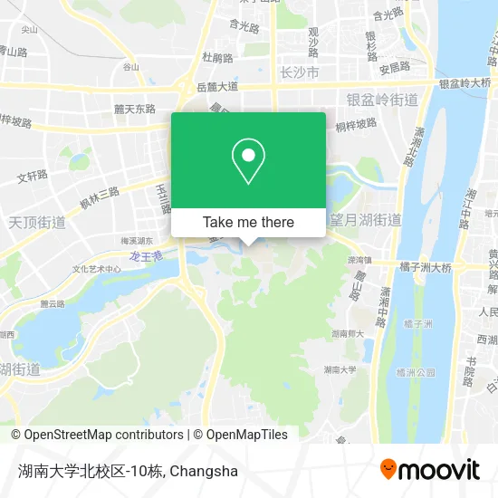 湖南大学北校区-10栋 map