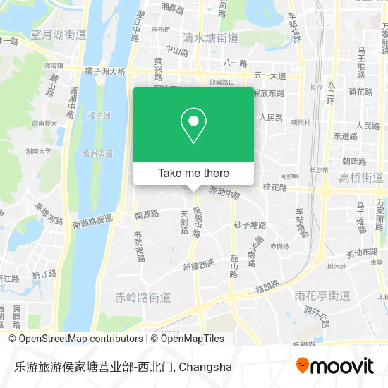 乐游旅游侯家塘营业部-西北门 map