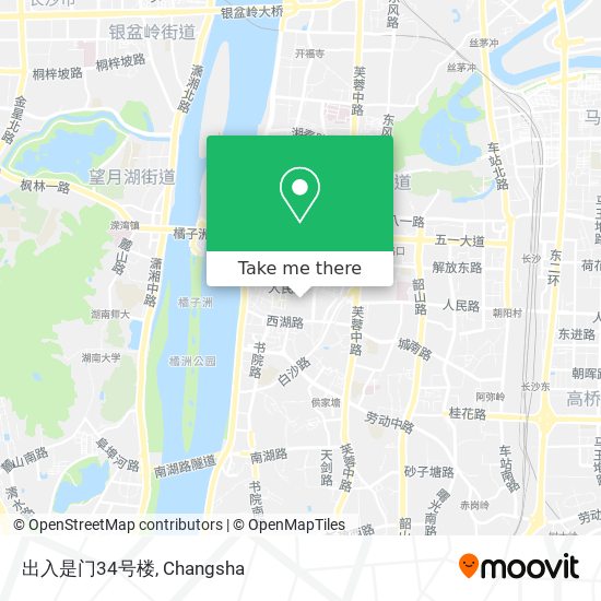 出入是门34号楼 map