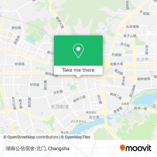 湖南公信宿舍-北门 map