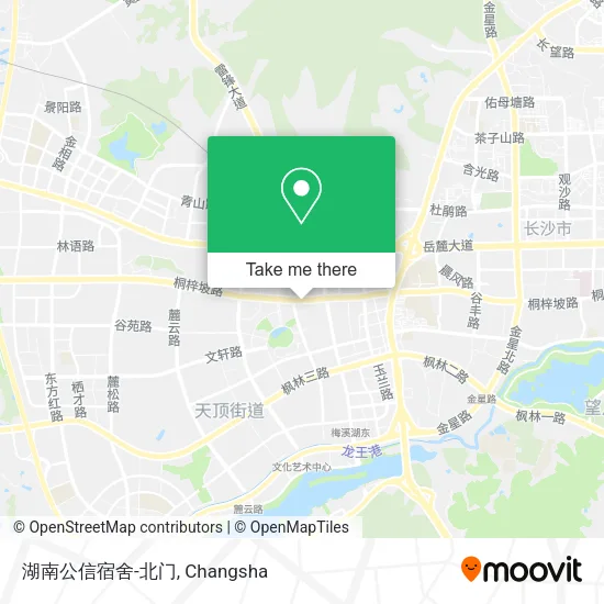 湖南公信宿舍-北门 map
