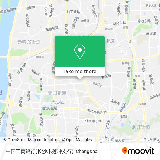 中国工商银行(长沙木莲冲支行) map